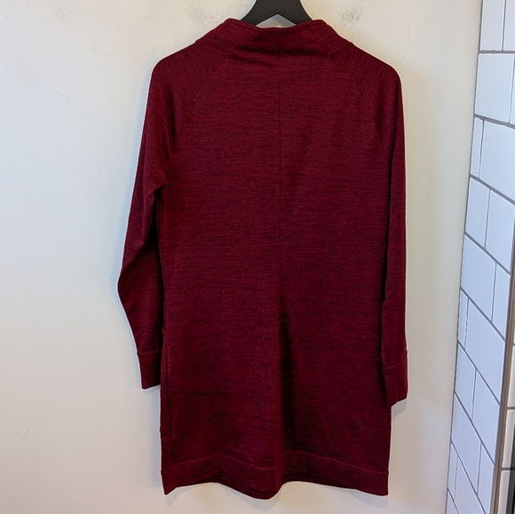 Toad&Co Women's Red Intermezzo Mock Neck Knit Dress Large - Picture 5 of 8